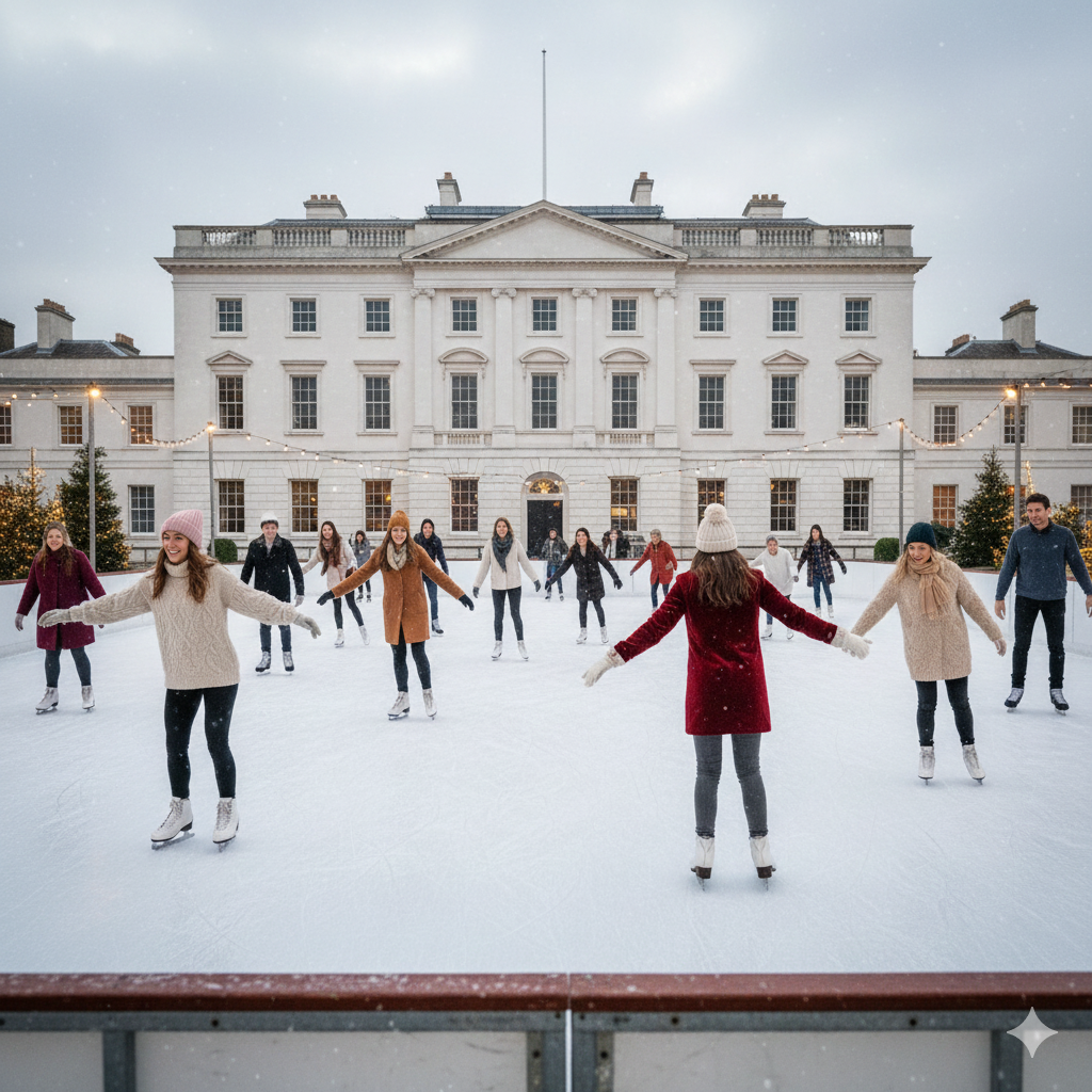 Ice-skating at QUEENS